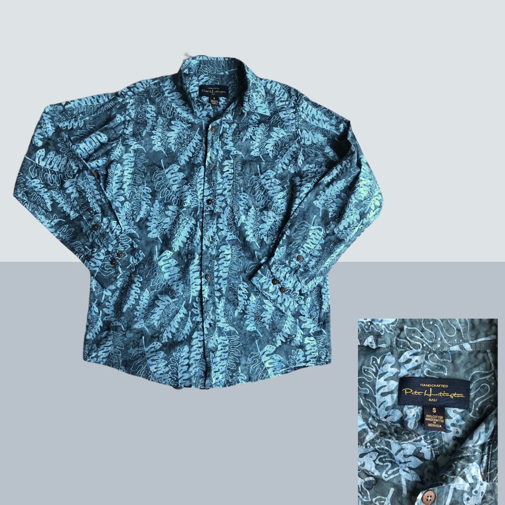 Pete Huntington handcrafted men’s shirt: SZ S